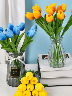 Artificial Tulip Flower Stick – Set of 5