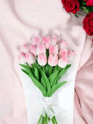 Artificial Tulip Flower Stick – Set of 5