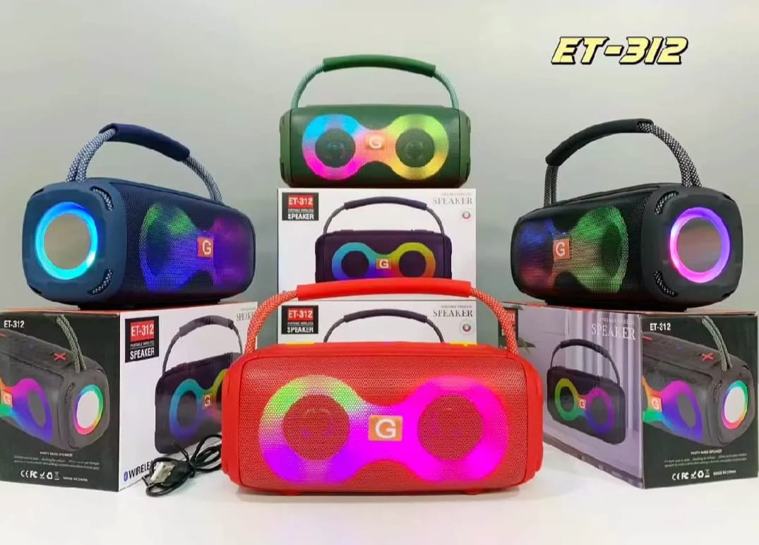 ET-312 Double 2" Wireless Bluetooth Speaker