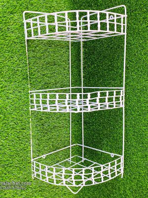 3-Tier Corner Metal Wall Shelf (Copy)
