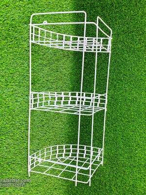 3-Tier Corner Metal Wall Shelf (Copy)